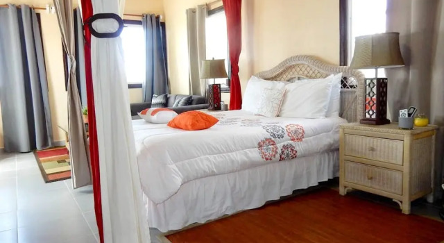 House with One Bedroom in Saint-Martin, with Wonderful Sea View, Furnished Garden And Wifi - 100 M From the Beach