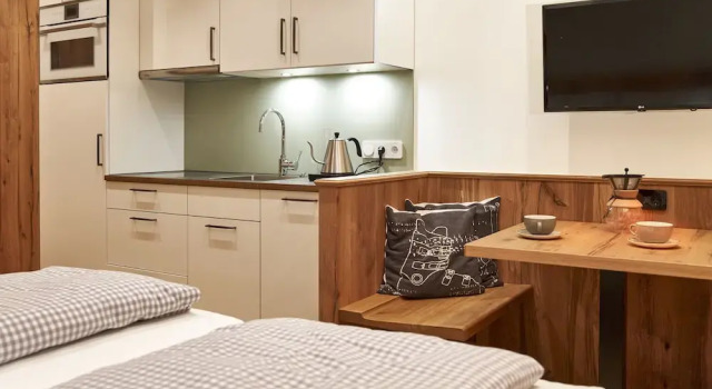 Студия с балконом Berghaus Schröcken - Hotel Apartments Spa