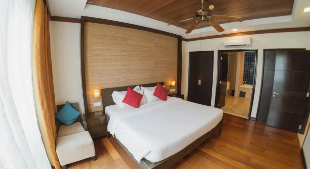 Люкс с 2 комнатами с видом на море Borneo Beach Villa & Suite