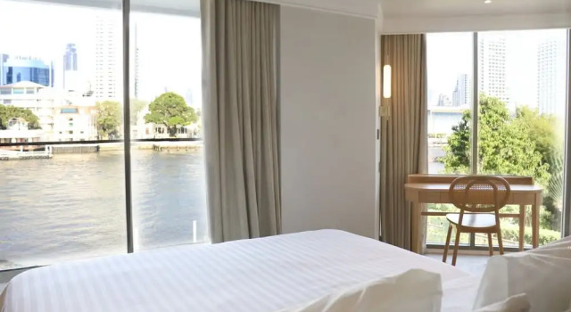 Двухместный люкс Grand c 1 комнатой с видом на реку The Quarter Chaophraya by UHG - Riverfront Hotel, Walk to ICONSIAM