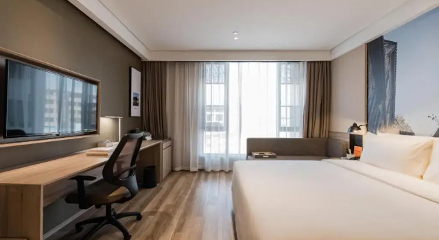 Двухместный номер Standard Atour Hotel Zhenjiang Xijindu Jinshan Temple