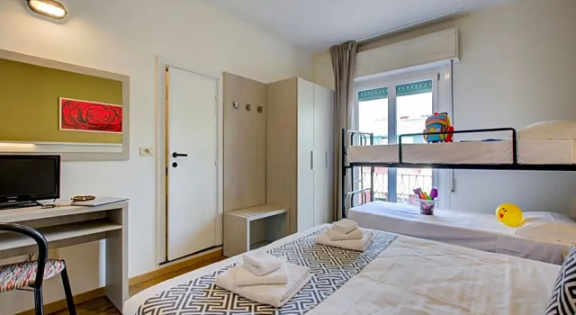 Четырёхместный номер Standard с балконом Hotel Christian Ideale Per Famiglie