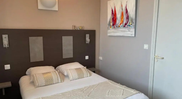 Двухместный номер Standard с видом на море Acadie Saint Victor - Hôtel restaurant -Face mer- Châtelaillon plage