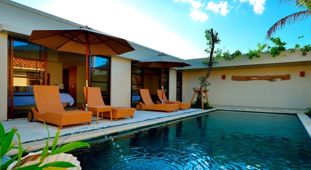 Вилла с 2 комнатами The Uza Terrace Beach Club Villas