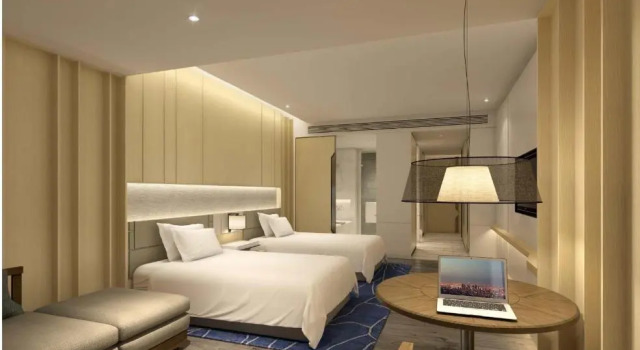 Четырёхместный номер Deluxe с видом на город Courtyard by Marriott Xiamen