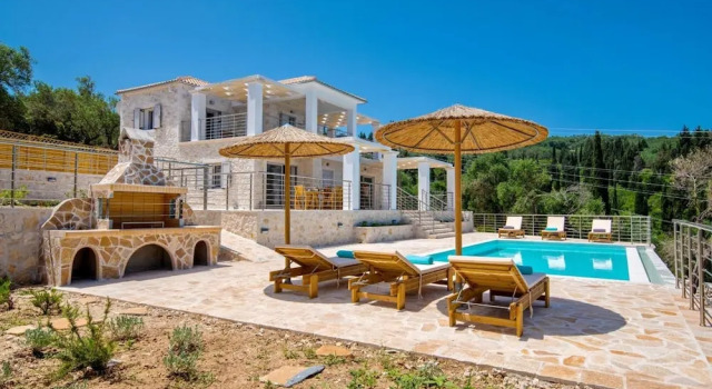 Вилла Vasiliki Villa - Charming 4 BR Villa With Pool and sea Views