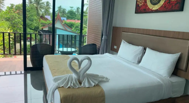 Двухместный номер Deluxe с видом на море Nitchanan Villa