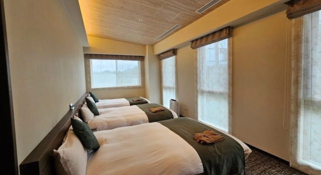 Трёхместный номер Deluxe Hotel Grand Vert Kyu Karuizawa