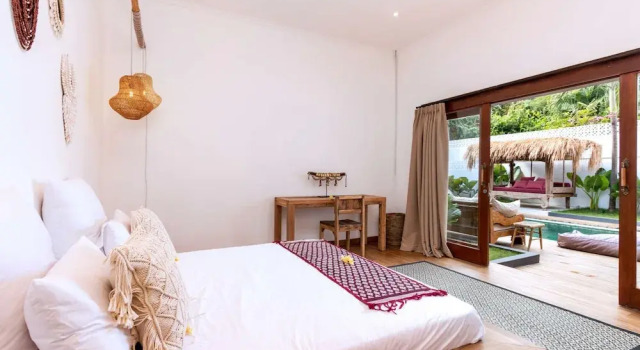 Villa for Rent in Bali 2046, Rezervovat Vila Chaty v Bali, Chalupa