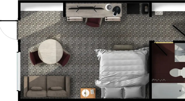 Студия Deluxe Balmer Hotel