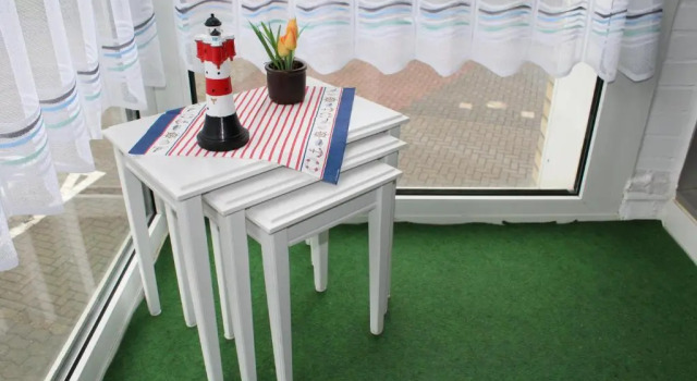 Apartment 103 im Haus Seehütte direkt am Strand in Cuxhaven Duhnen mit Seesicht in der Ferne, Забронировать Апартаменты/квартира Апартаменты Куксхафен, рядом с Музей кораблей в Дунене, Апартаменты/квартира