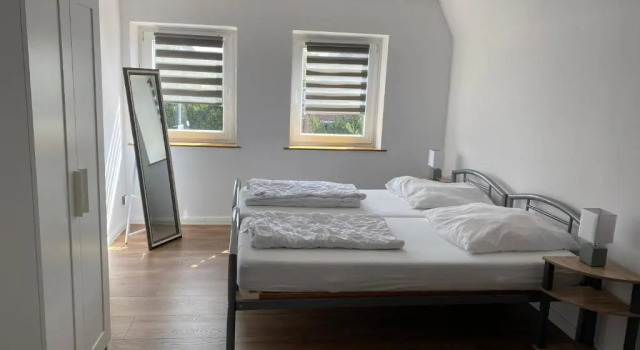 Ferienwohnung mit Balkon und Garten OG, Rezervasyon Otel Flensburg Schleswig-Holstein