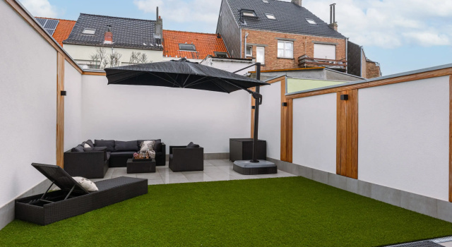 Beautiful modern holiday house with private garden, Rezerwuj Hotel Hotele w Bruksela z parkingiem, Parking