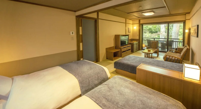 Люкс Deluxe Shionoyu Onsen Rengetsu