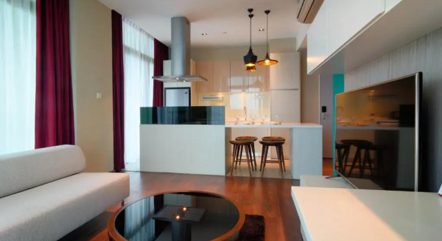 Апартаменты The Klagan @ Riverson Hotel