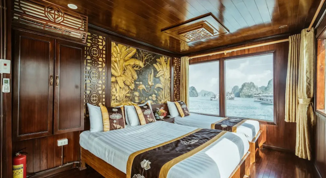 Трёхместный номер Deluxe с видом на море Renea Cruises Halong