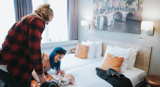 Двухместная студия Budget Amsterdam Teleport Hotel