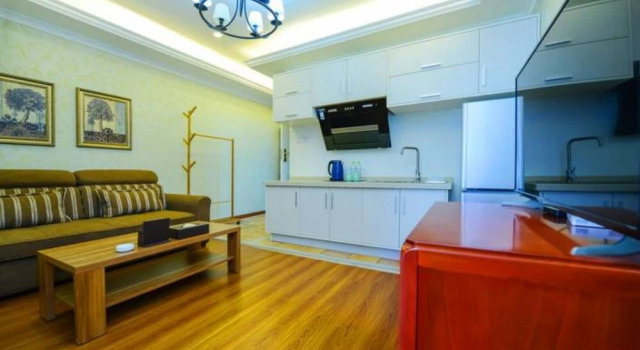 Двухместный люкс Deluxe с видом на реку Qing Ya Apartment Chongqing