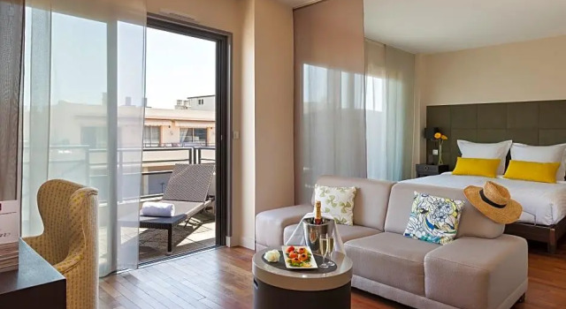 Двухместный номер Eco Nehô Suites Cannes Croisette