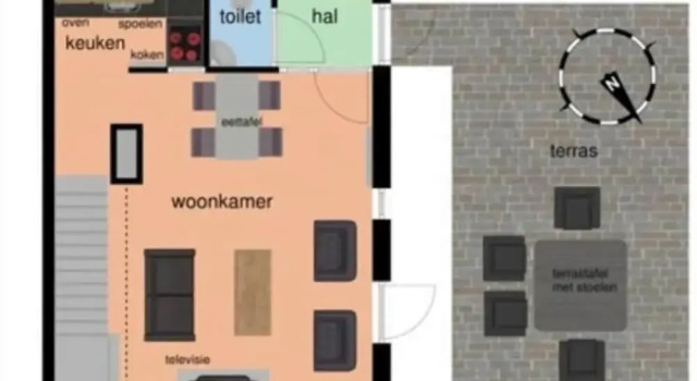 Коттедж Bungalow in De Cocksdorp Texel