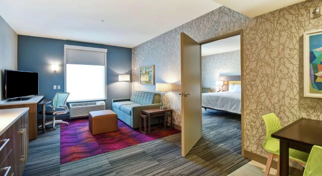 Двухместный люкс c 1 комнатой Home2 Suites By Hilton Terre Haute
