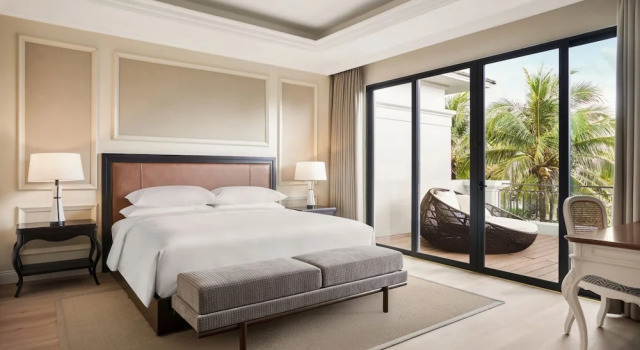 Вилла с 4 комнатами с балконом и с видом на сад Sheraton Phu Quoc Long Beach Resort