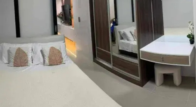 Апартаменты Chic Retreat in Pasay City - Scandinavian With Balcony Facing Mall Of Asia