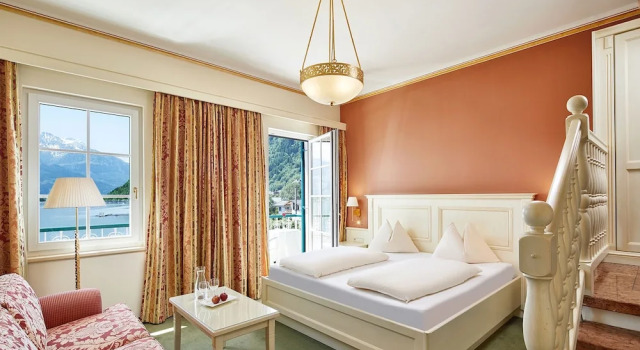 Двухместный номер Superior с балконом и с видом на озеро Grand Hotel Zell am See