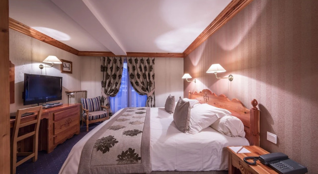 Двухместный номер Standard с балконом и с видом на горы Hôtel Christiania