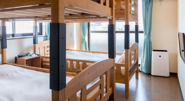 Четырёхместный номер Standard с балконом Nice Inn Hotel Ichikawa Tokyo Bay