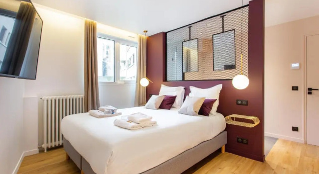 Апартаменты с 3 комнатами CMG Résidence Canal Saint-Martin Vellefaux