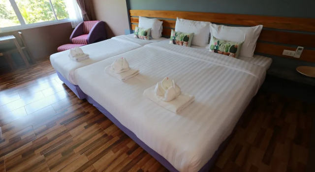 Трёхместный номер Standard с видом на горы Greenery Resort Koh Tao