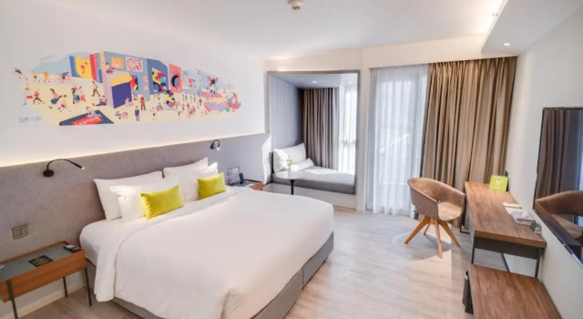 Двухместный номер Deluxe с видом на город Triple Y Hotel