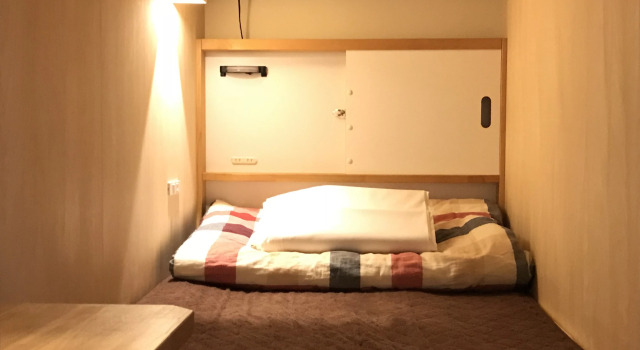 Кровать в общем номере (женский номер) Santiago Guesthouse Kyoto