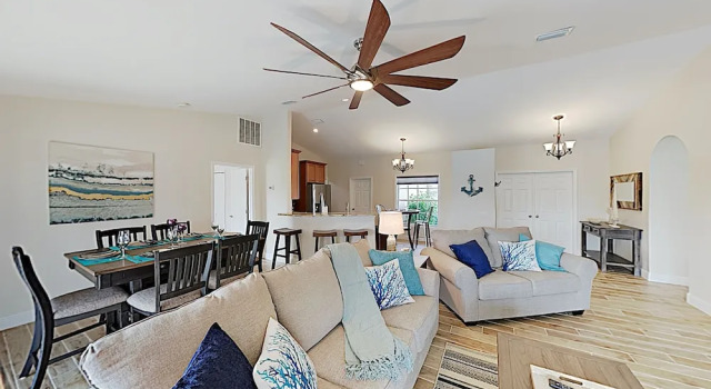 New Listing! Canal-front Getaway W/ Private Pool 3 Bedroom Home
