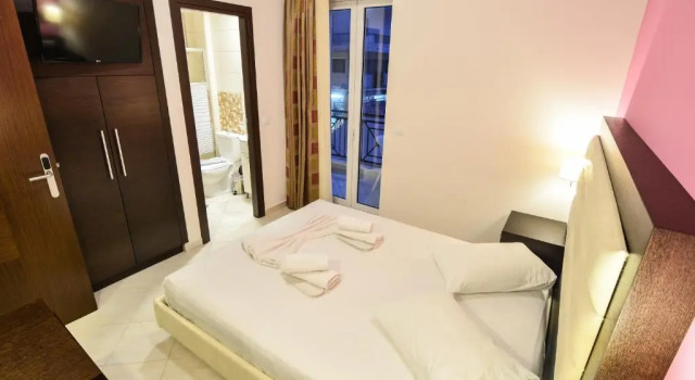 Двухместный номер Standard с балконом и с частичным видом на море Hotel Kyani Akti