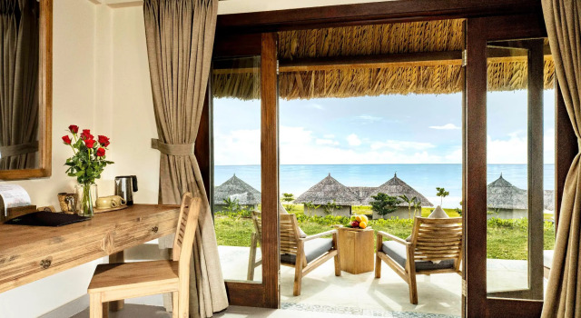 Бунгало с видом на море Crown Retreat Quy Nhon Resort