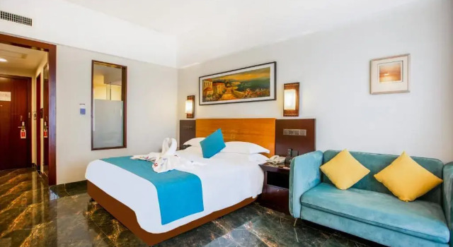 Двухместный номер Deluxe with side sea view Shengyi Holiday Villa Hotel