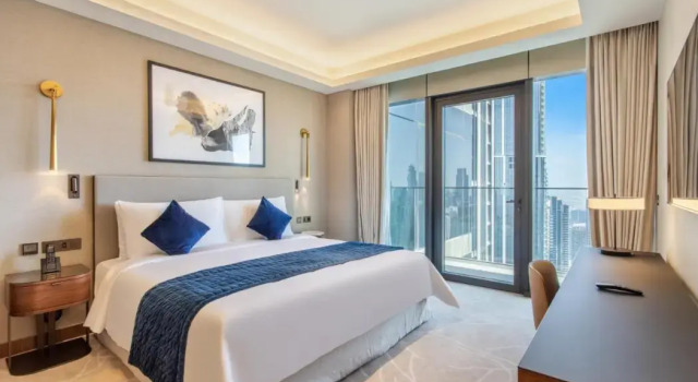 Address Residence Dubai Opera 25 by Luxstay Holiday Homes, Забронировать Отель Бизнес-отели Эмирата Дубая, рядом с Дубайский аквариум, 4* 5*