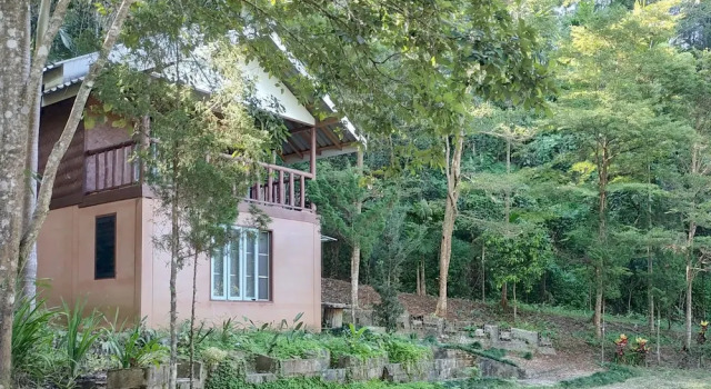 Семейная вилла с 2 комнатами с балконом и с видом на горы Farmstay at Pha Ma Chiangrai