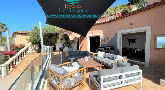 Вилла Deluxe Villa 4*-vue sur les les Iles D'Or-Carqueiranne