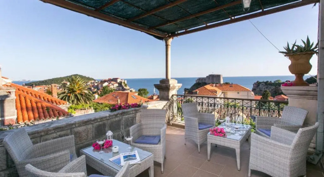 Апартаменты с 2 комнатами с видом на море Villa Iveta