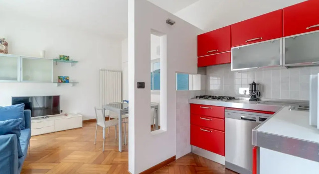Апартаменты с 2 комнатами с балконом Italianway - Aurelia Levante 103 B