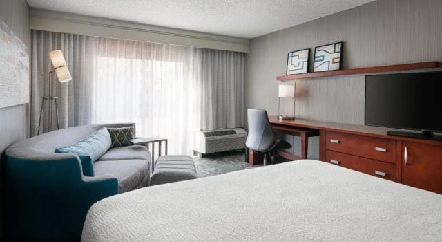 Номер Standard с видом на сад Courtyard San Jose Cupertino