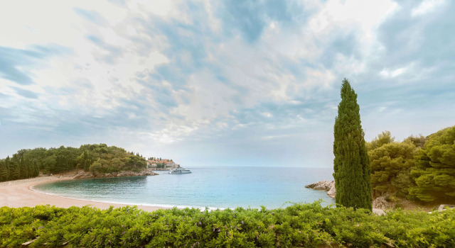 Люкс с видом на море Aman Sveti Stefan