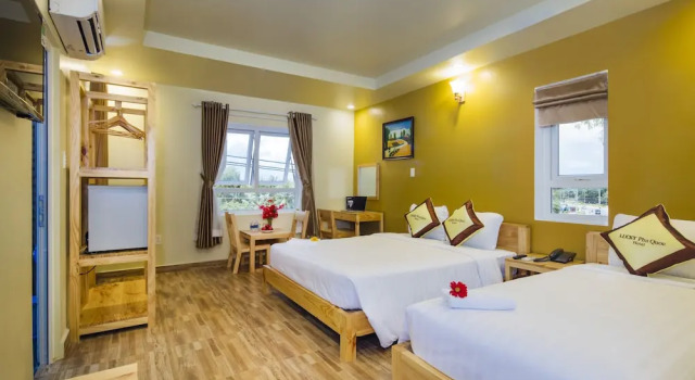Номер Семейный с видом на море Lucky Phu Quoc Hotel