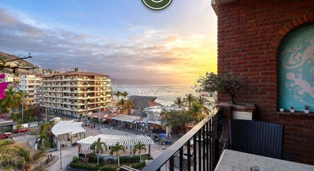 Ocean View 1Br Condo-balcony-beach-pool - 606, Rezerwuj Apartament Apartamenty w Jalisco, Apartament