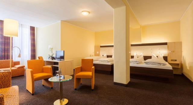 Четырёхместный семейный номер Standard Best Western Hotel Augusta