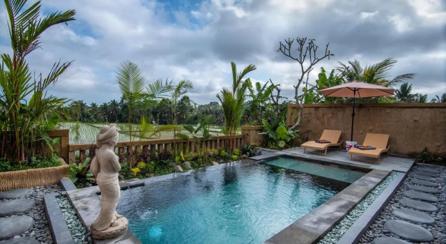 Umesari Villa Sebatu by Uniquecations, Rezerwuj Willa Domki letniskowe w Bali, Domek