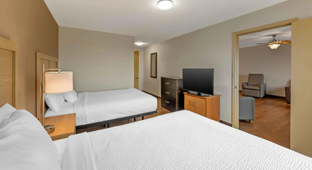 Четырёхместный люкс c 1 комнатой Extended Stay America Suites - Dayton - Fairborn